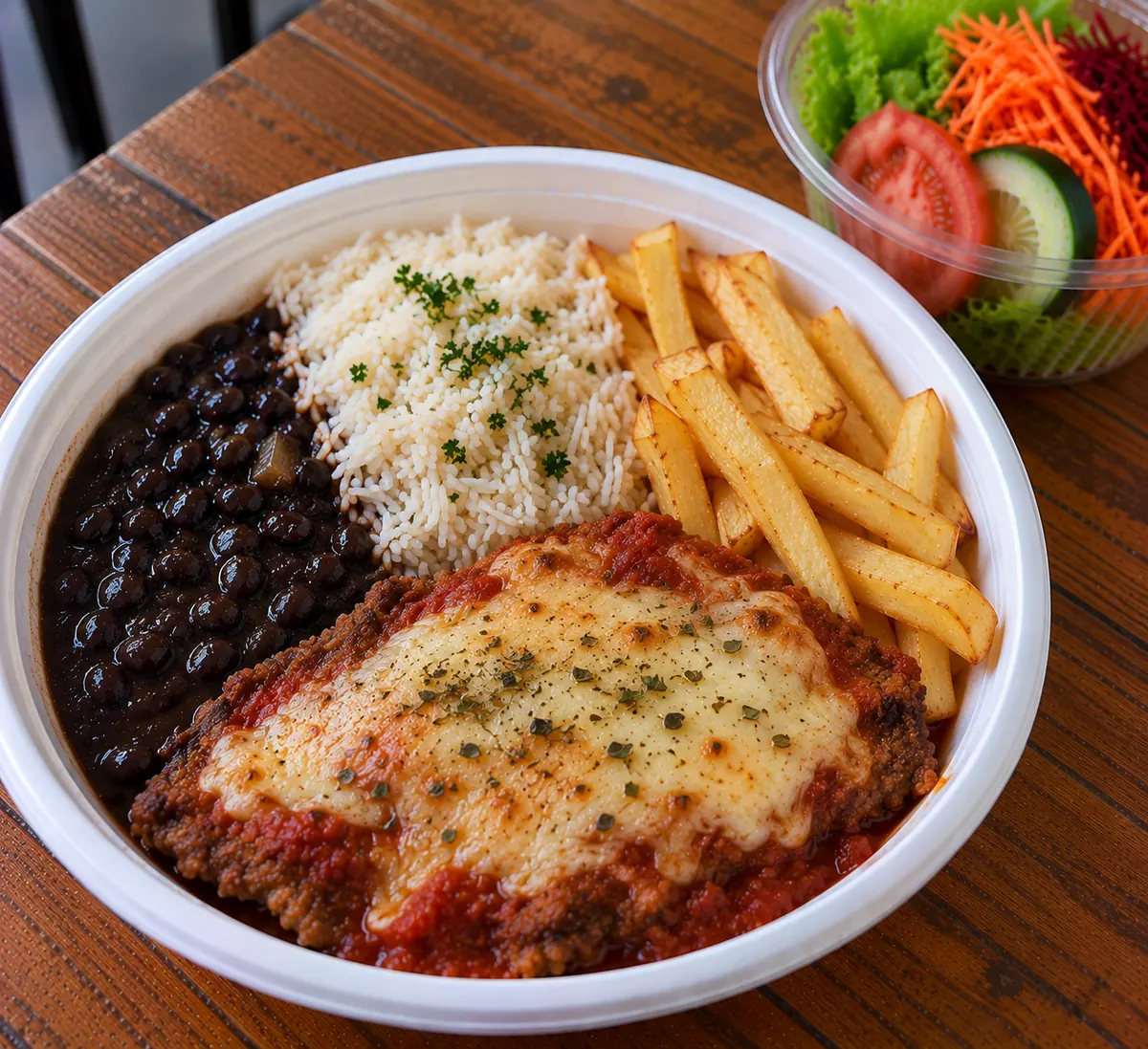 Marmita de Bife à Parmegiana