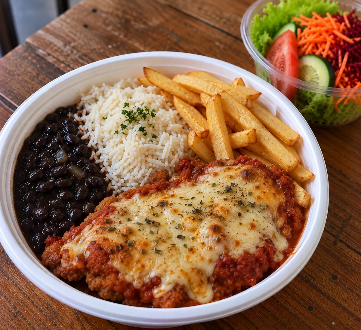 Marmita de Filé de Frango à Parmegiana